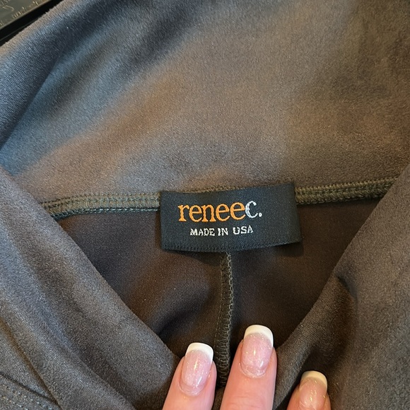 Women’s Renee C Skirt -Medium Petite-Olive Green - Picture 3 of 7